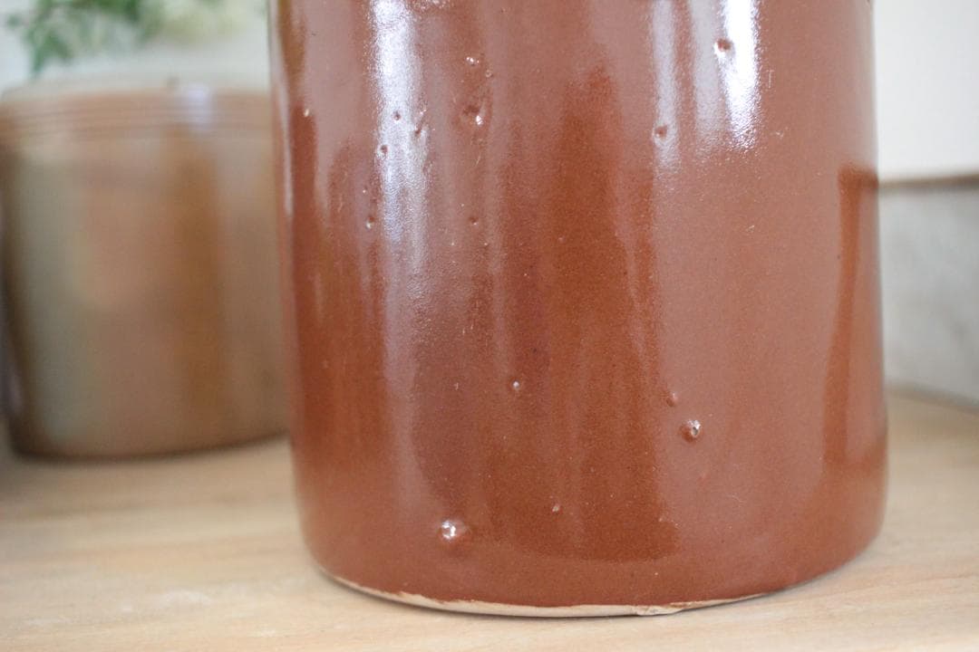 【B】フランスの素朴なジャーポット/保存容器