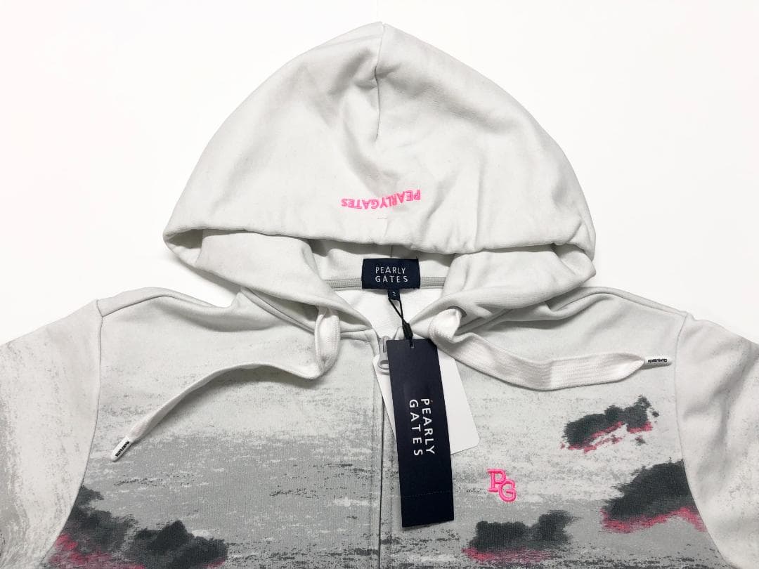 ○★新品未使用　パーリーゲイツ　ジップアップパーカー　2　グレー系