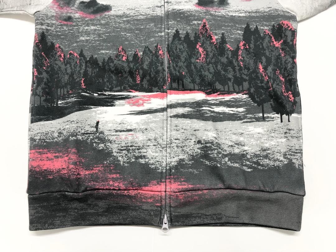 ○★新品未使用　パーリーゲイツ　ジップアップパーカー　2　グレー系