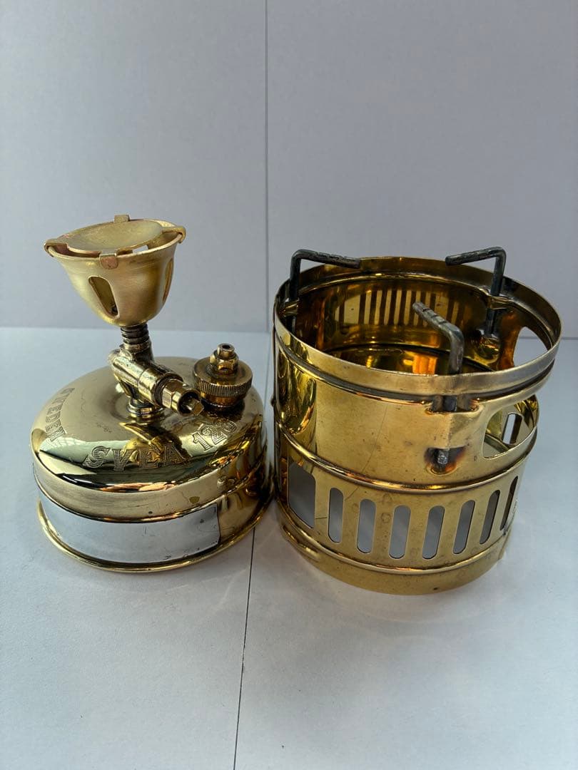 真鍮製シングルバーナーコンロ