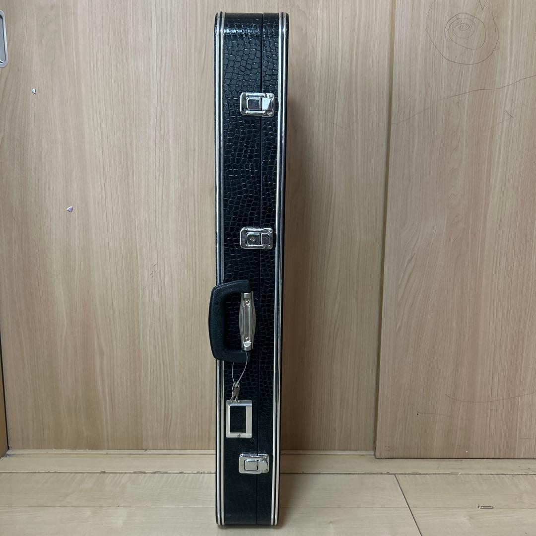 三線 沖縄 蛇皮 1枚張り ハードケース 宮古木工芸 故与儀栄功 氏