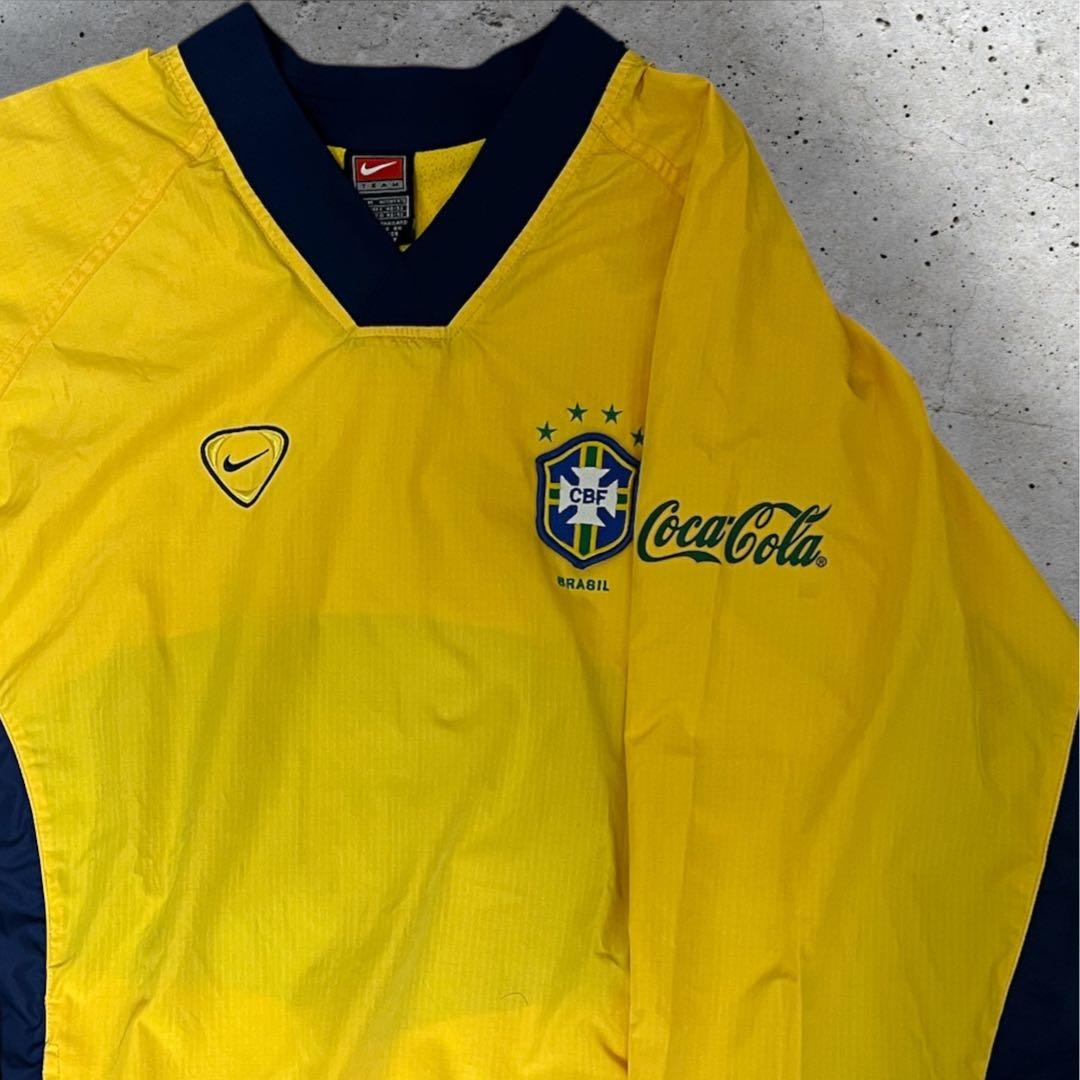 90s NIKE ブラジル代表 ピステ ナイロン coca-cola