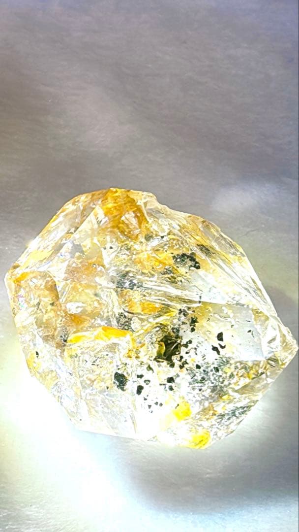 【1週間限定・特別価格】希少！ゴールデンハーキマーダイヤモンド原石