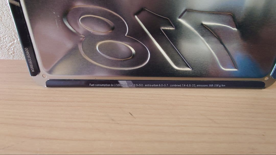 レア ポルシェ 718 ・ ボクスター ノベルティ 非売品 ガレージ プレート