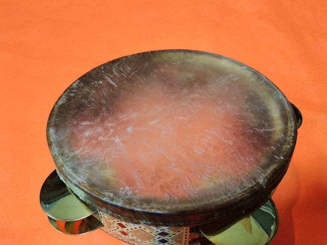 ☆アラブタンバリン レク【魚皮】 Gawharet-Elfan　エジプト製☆