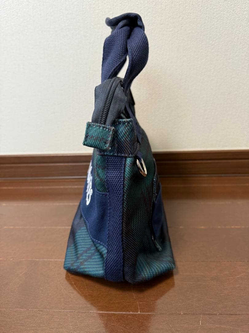 パーリーゲイツ　ブラックウォッチ柄2WAYカートバッグ　新品未使用