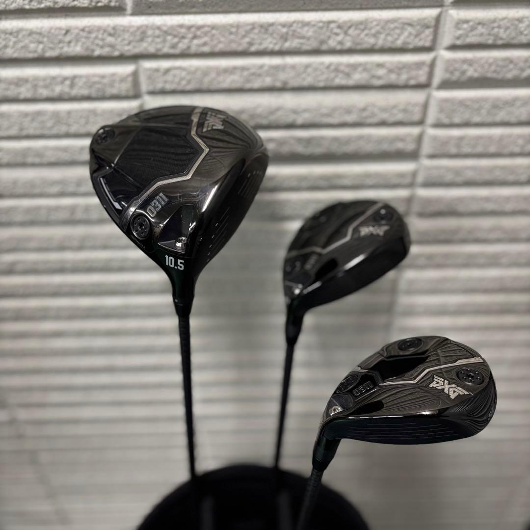 【美品】PXG 0311 BLACK OPS ドライバー4、7番ウッド3本セット