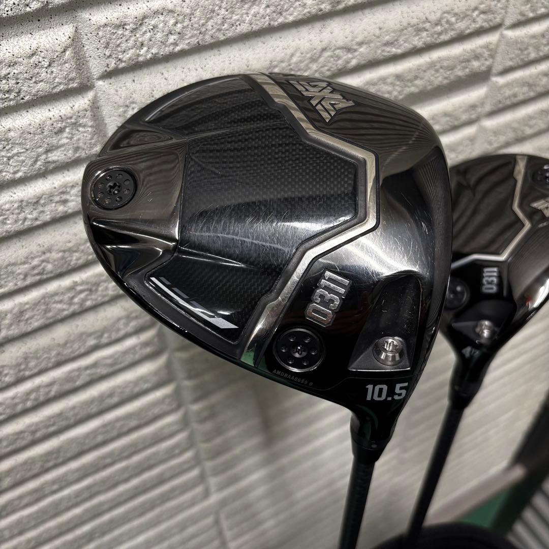 【美品】PXG 0311 BLACK OPS ドライバー4、7番ウッド3本セット
