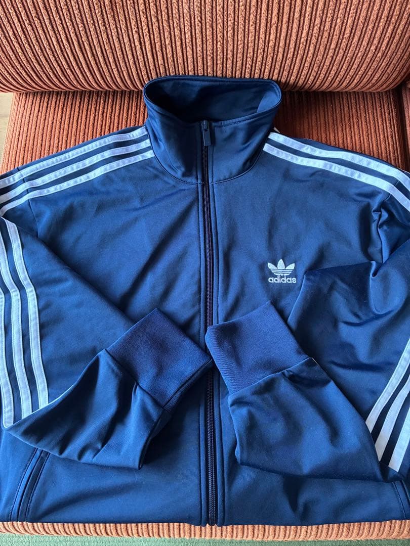 adidas ジャージジャケット ネイビー ASIA L