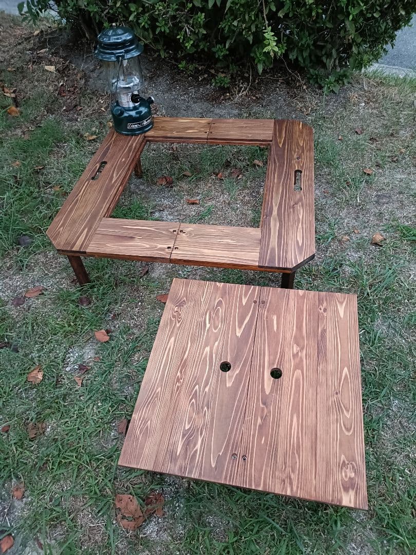 焚火台テーブル スノーピーク コールマン ユニフレームの 焚き火台にどうぞ