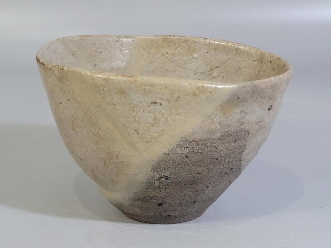 茶道具 古唐津 呼び継 茶碗 桃山時代 古美術 DT438