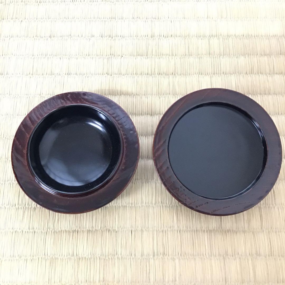 茶道具　香合　漆器　棒提灯型　木製　紙箱　S51KG