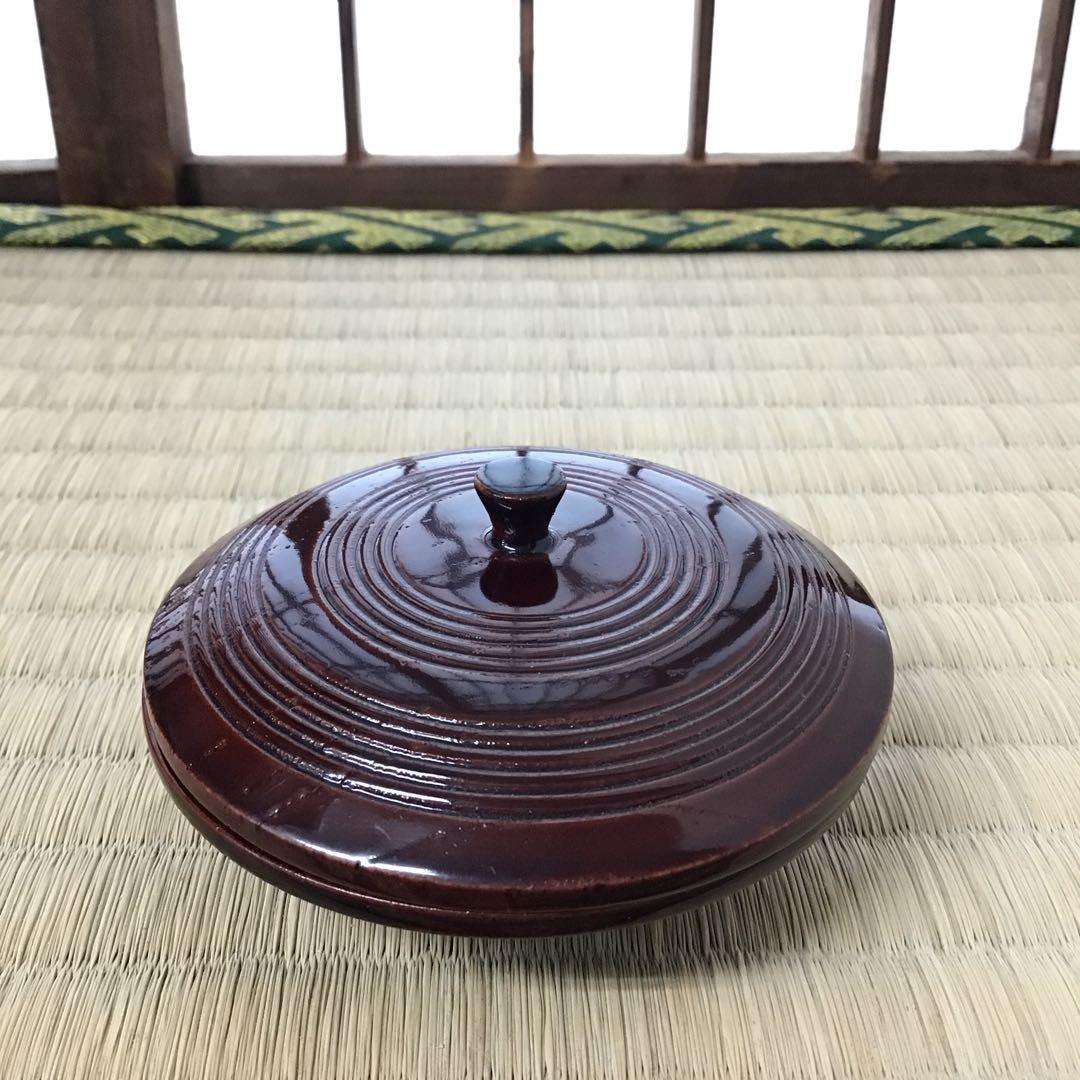 茶道具　香合　漆器　棒提灯型　木製　紙箱　S51KG