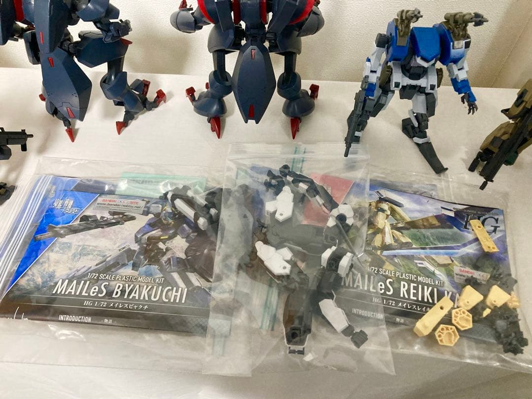 プラモデル　境界戦機HG まとめ売り 未組み立て 組み立て済み　セット
