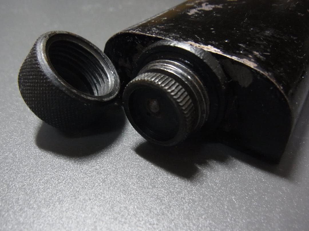 実物　希少な二重蓋！　陸軍　小銃用油壺　オイル缶　三八式歩兵銃