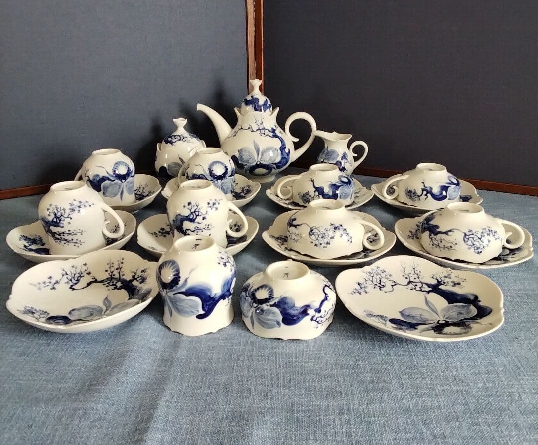 マイセン　ブルーオーキット　13セット