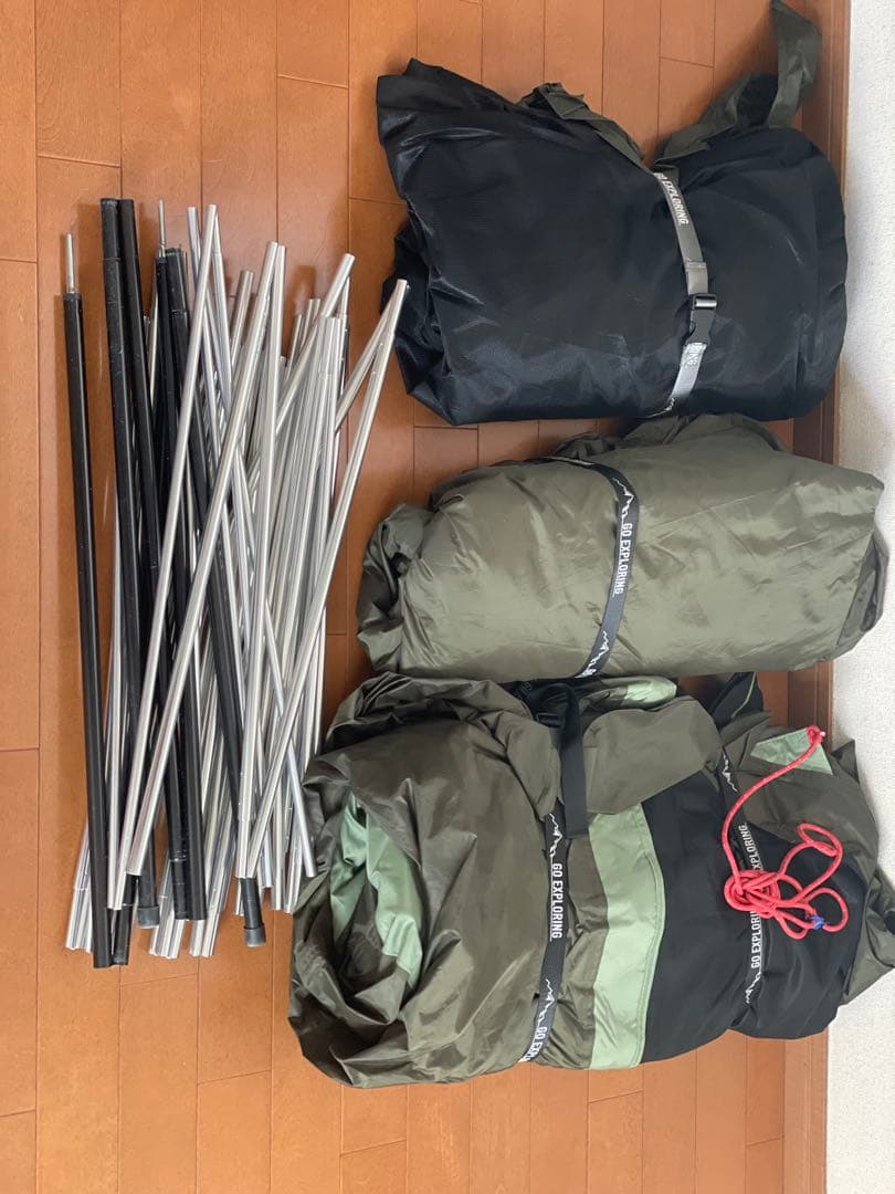 LOGOSダブルリビングドーム XL-BJ 純正グランドシート付き