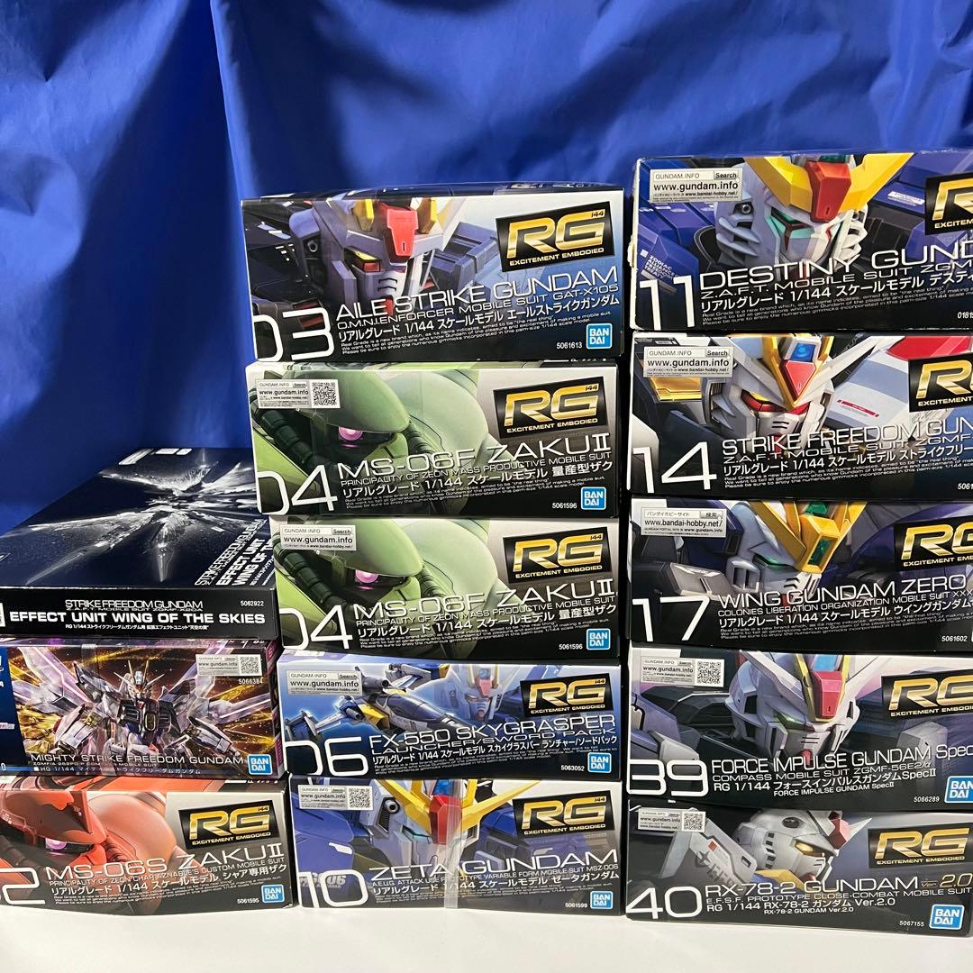 【未使用】RGガンプラなど 13個セット