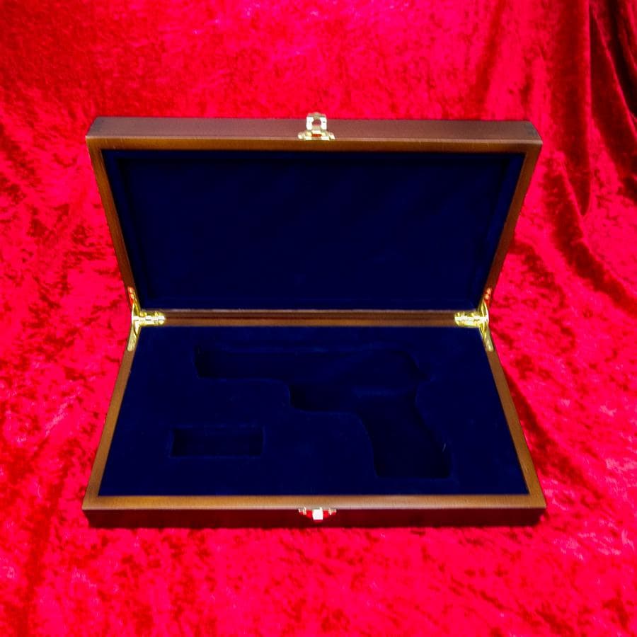 ベレッタ M92 M9 用 高級木製化粧箱 コレクションボックス