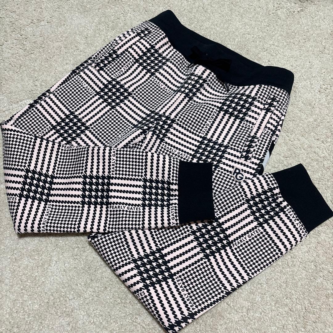 パーリーゲイツ　ダンボールニット　ジョガーパンツ　サイズ1