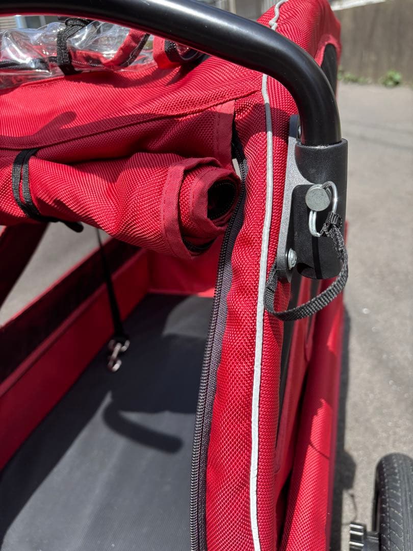 赤いペットカート　エアバギー　AirBuggy トゥインクル