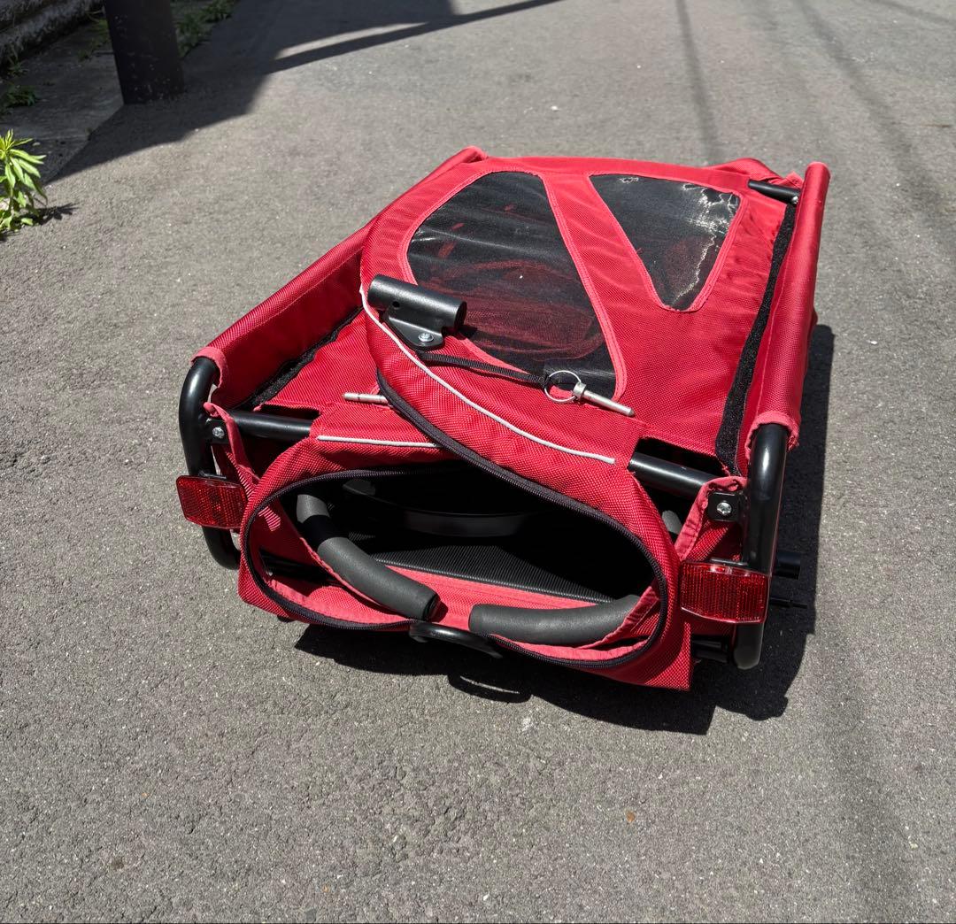 赤いペットカート　エアバギー　AirBuggy トゥインクル