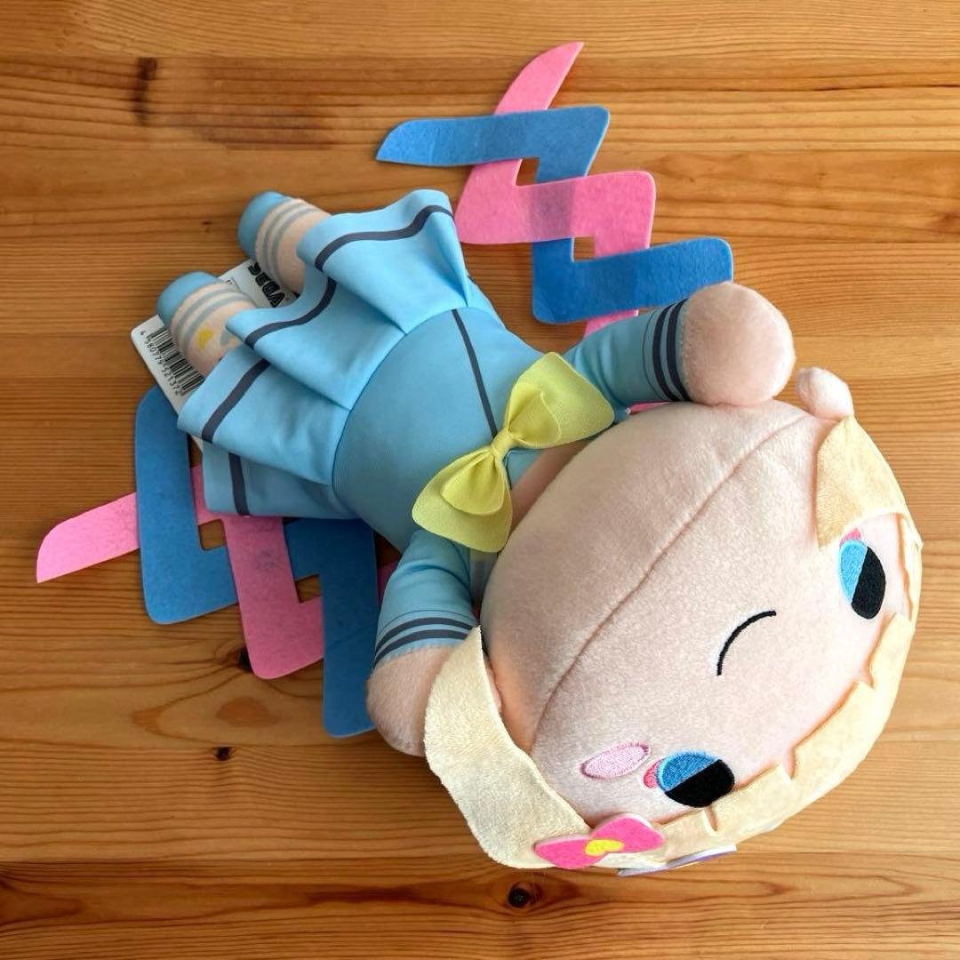 NEEDY GIRL OVERDOSE寝そべり　Mぬいぐるみ 超てん&あめちゃん