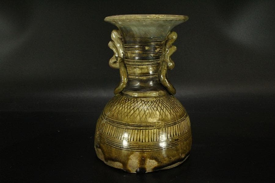 鎌倉期 瀬戸 花瓶(ZE557)