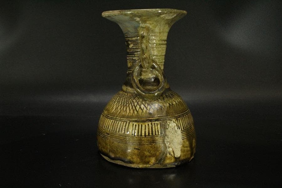 鎌倉期 瀬戸 花瓶(ZE557)