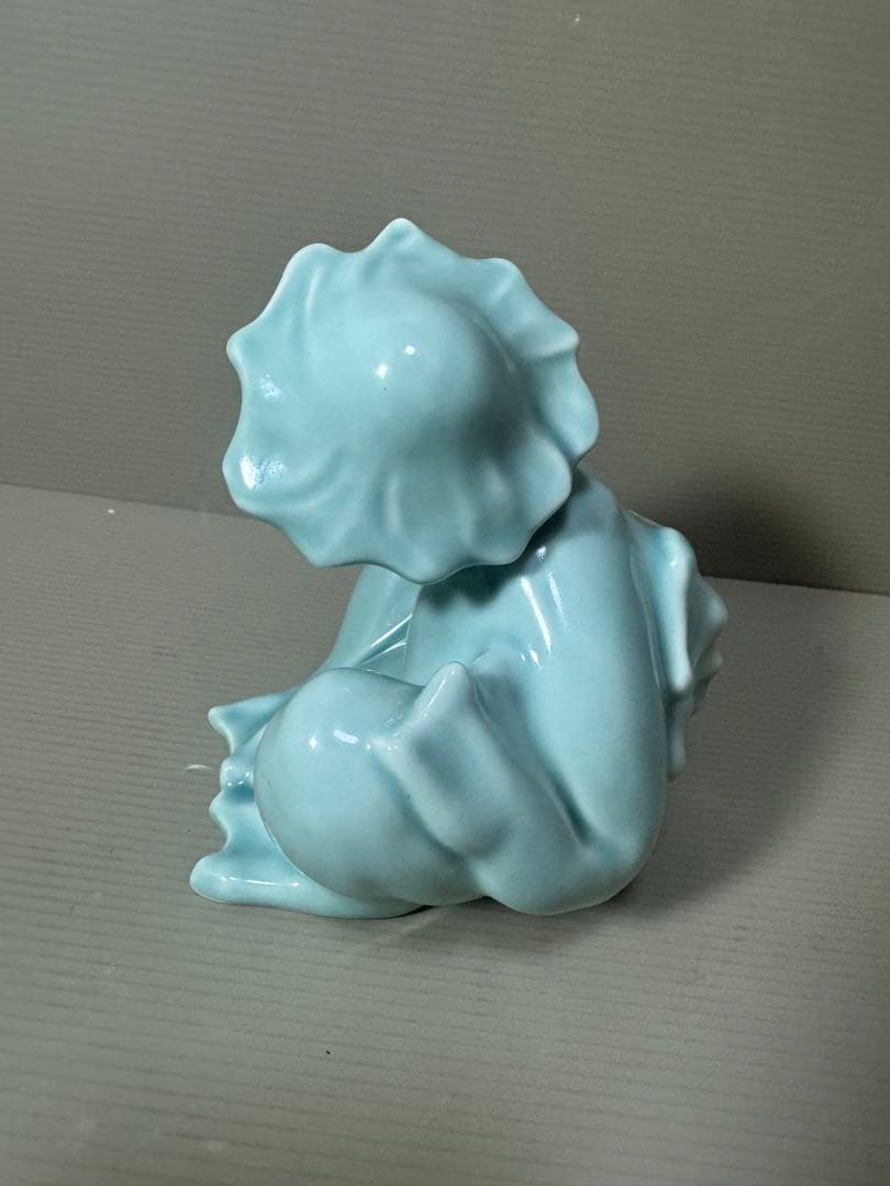 2139 深川製磁　青磁　カッパ　置物