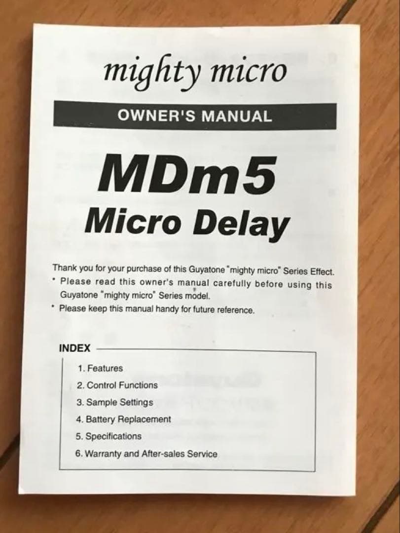 Guyatone MDm5 マイクロディレイ