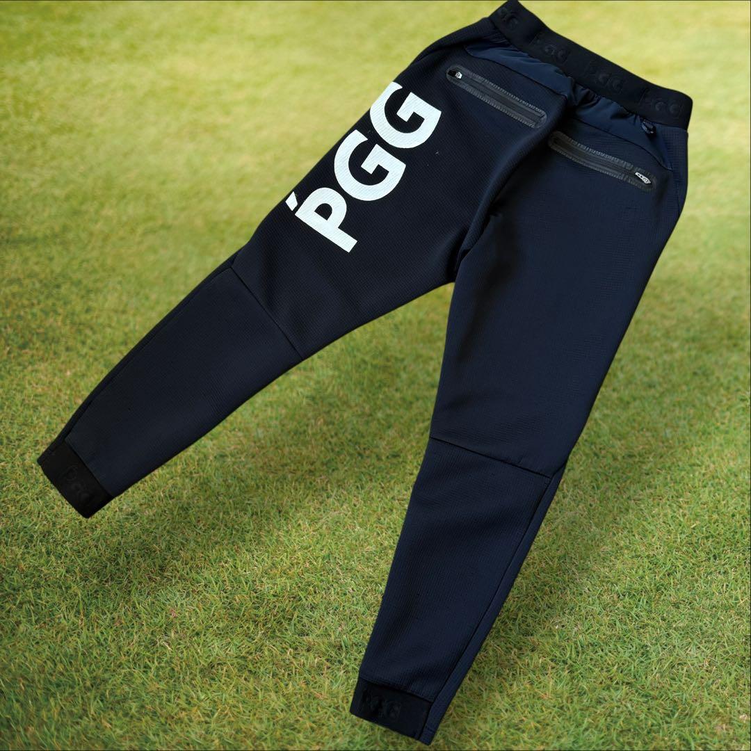 現行モデル　パーリーゲイツ　PGG ジョガーパンツ　黒　紺　S〜M相当　4