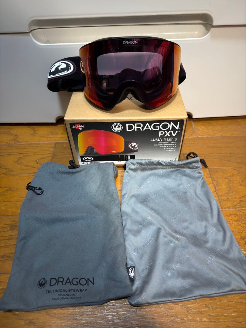 DRAGON PXV ゴーグル LUMA LENS RED ION