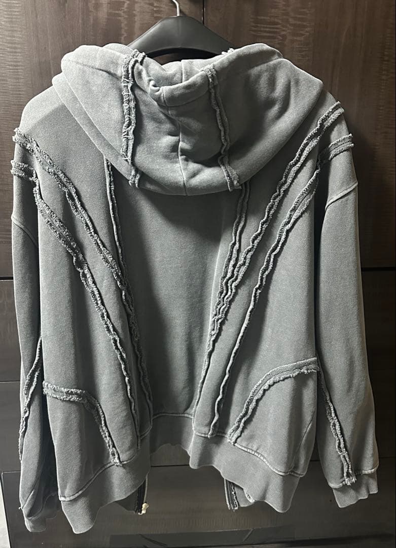 CHRONOIZM FRINGE ZIP HOODIE クロノイズム XL