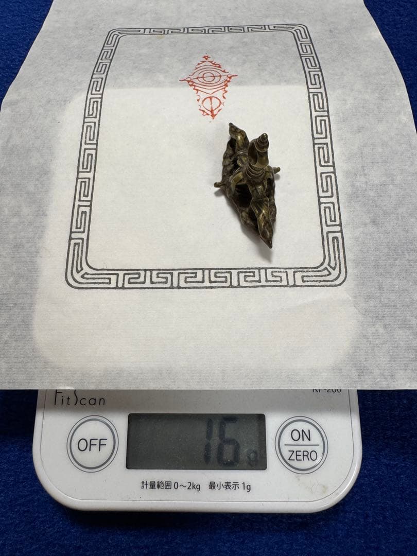 真鍮製シャンク（法螺貝）　印章　法具