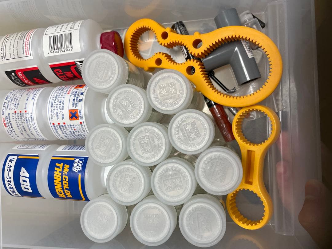 プラモデル　模型工具　セット　引退