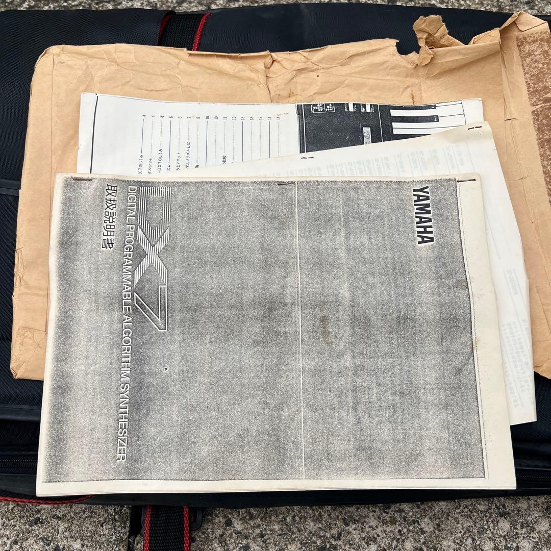 【全鍵盤音出し確認済み】 未清掃YAMAHA DX7 シンセサイザー