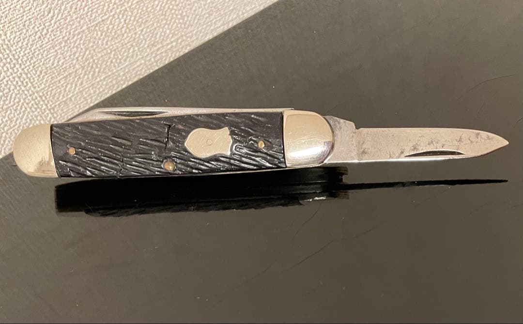 ハンマーブランド　2ブレイド　イコールエンド　アンティークナイフ