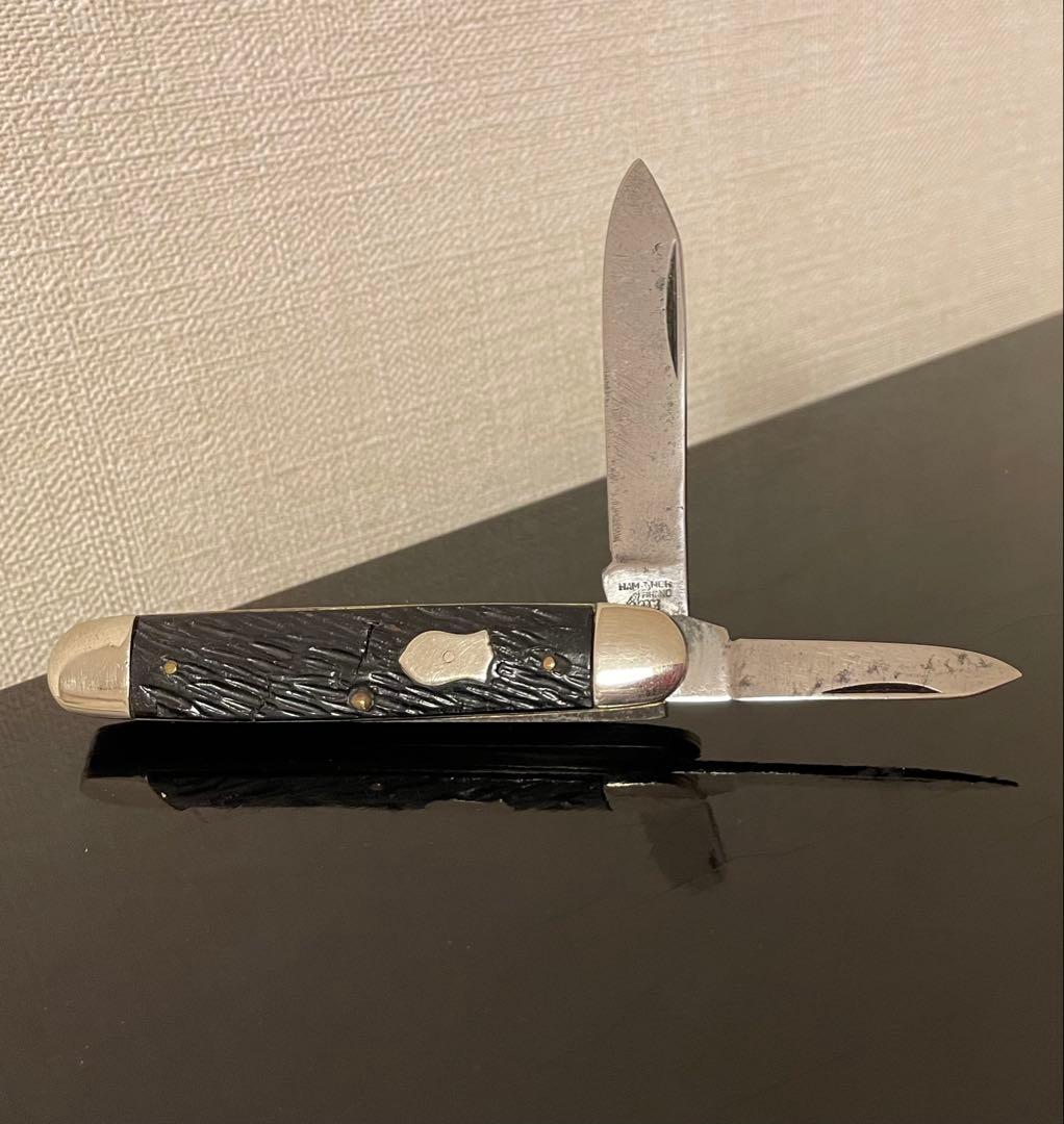 ハンマーブランド　2ブレイド　イコールエンド　アンティークナイフ