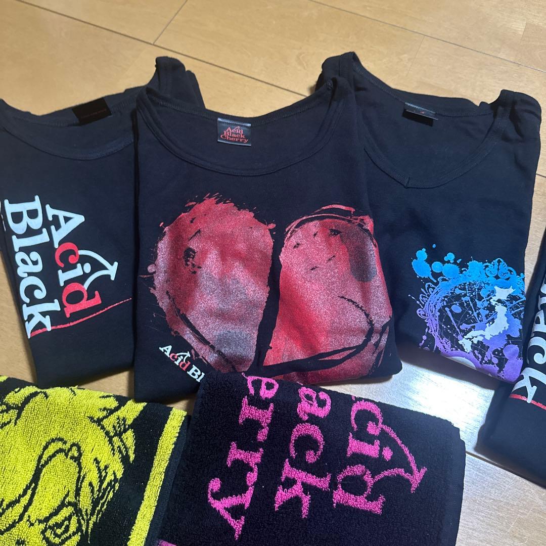Acid Black CherryメンズМレディース Tシャツ FCタオルセット