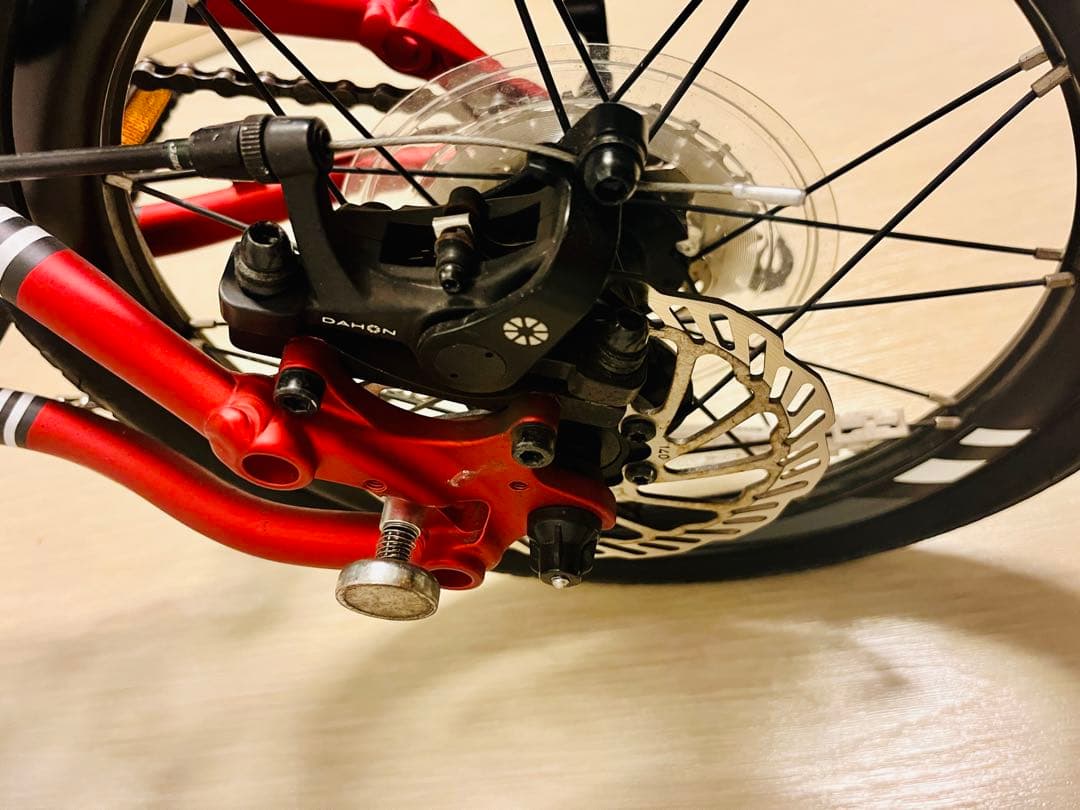 DAHON 折りたたみ自転車 9速 レッド K3 P lus