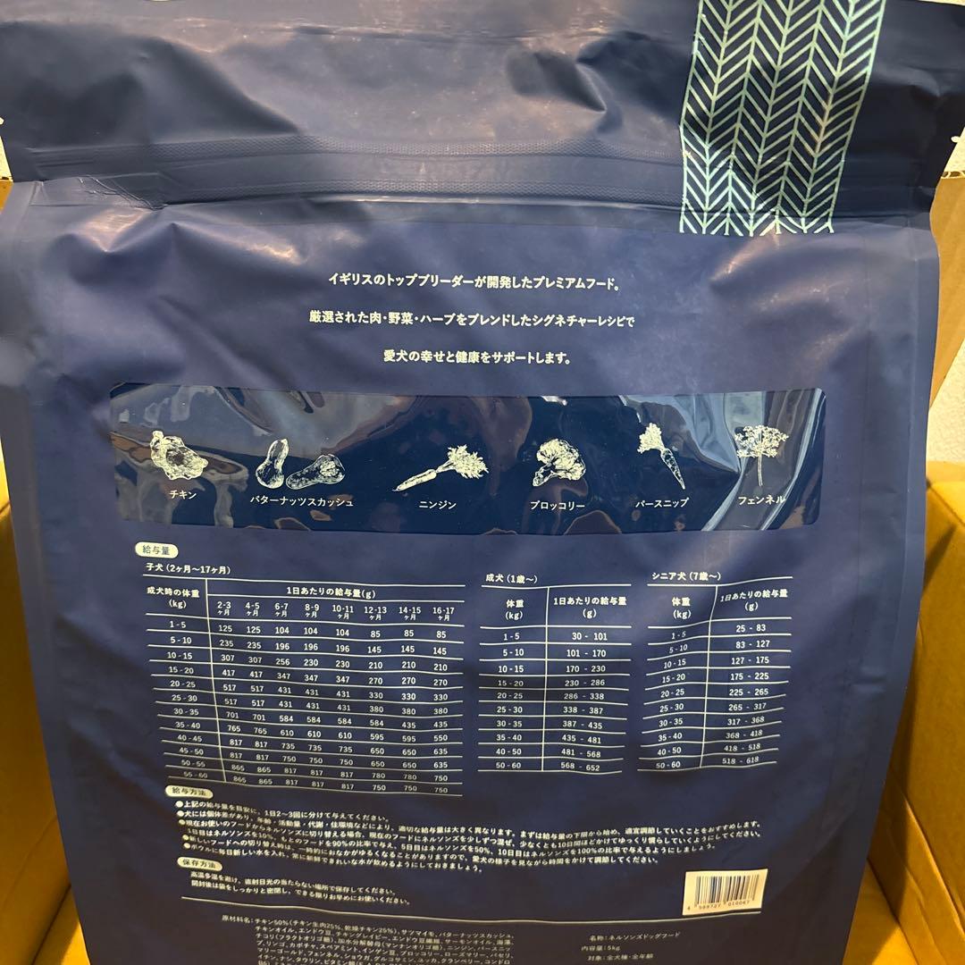 ネルソンズ　ドッグフード5kg ラスト１袋