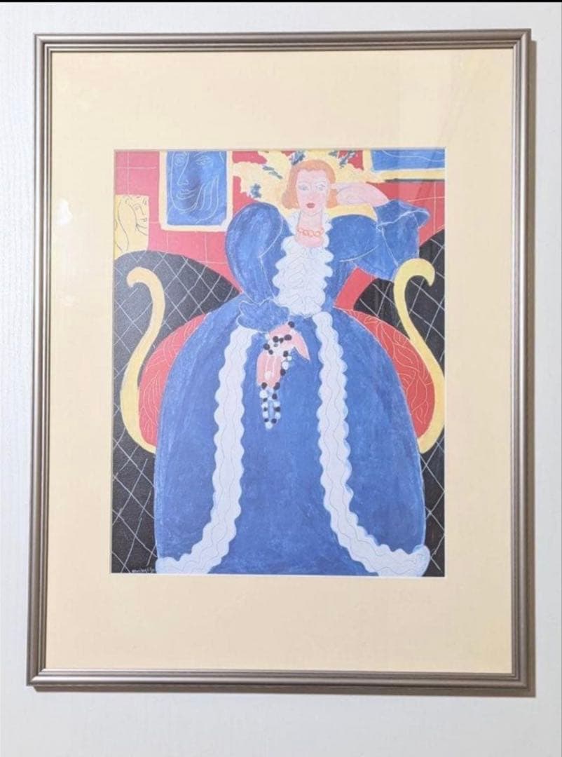 アンリ・マティス 青いドレスの女　アンリ・マチス　フィラデルフィア美術館展