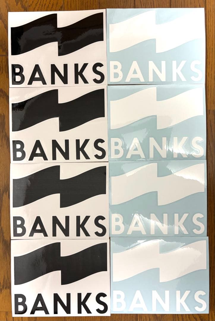 【海Ocean sound音】リクエスト分ステッカー 黒・白色20枚