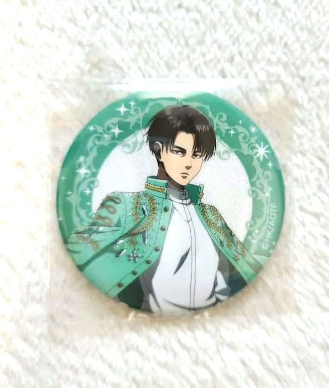 進撃の巨人　リヴァイ　エスクリ　缶バッジ　24個