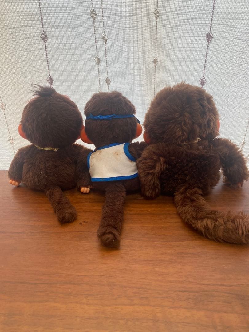 モンチッチ、大助くん人形3体セット　昭和レトロ