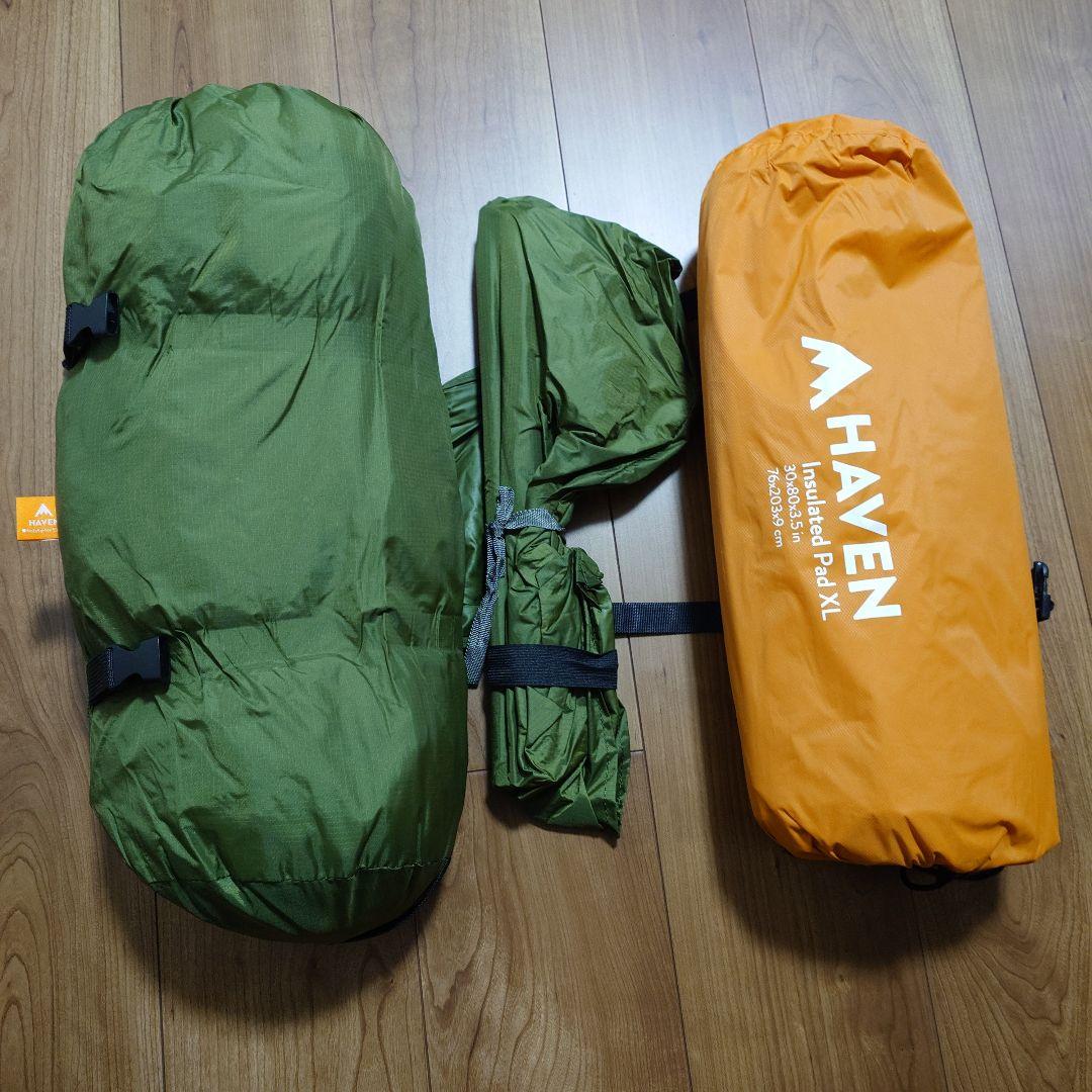 ヘブンテント　カモ柄　XＬ