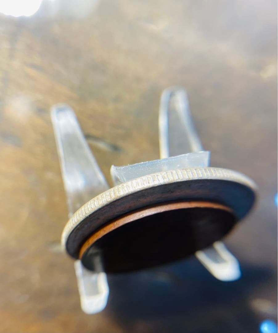 清国　片面　銅貨　銀エラー　2点セット希少