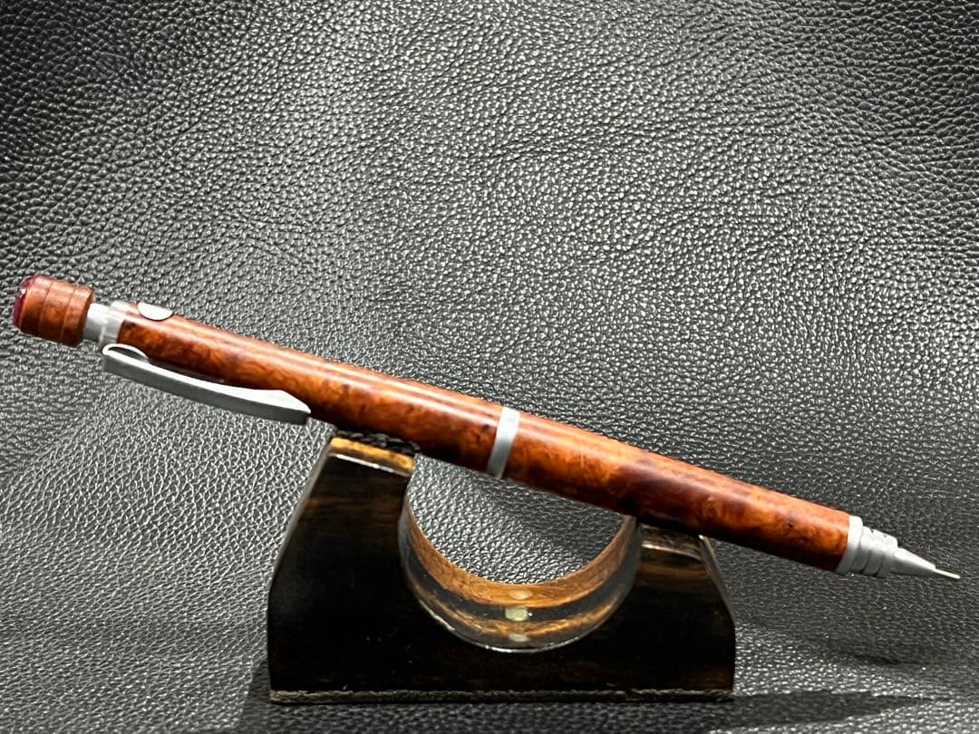 めい　S20 0.5mm 本花梨瘤　KATO201ボールペン本花梨瘤八角軸