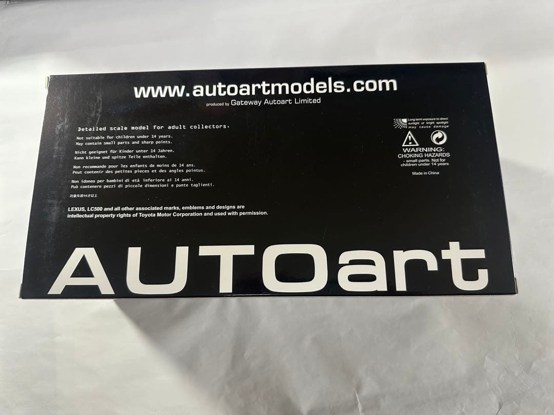 オートアート 1/18 レクサス LC500 メタリックレッド